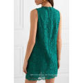 Graceful Green Lace Sleeveless Sommer Minikleid Herstellung Großhandel Mode Frauen Bekleidung (TA0271D)